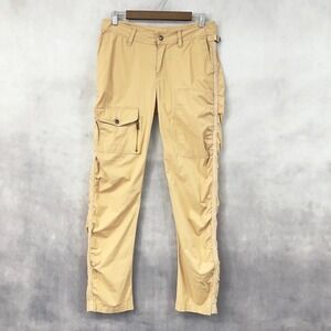 Boston Proper Cargo Pants Women Size 10 Ruched Utilitarian Safari Chic Tactical